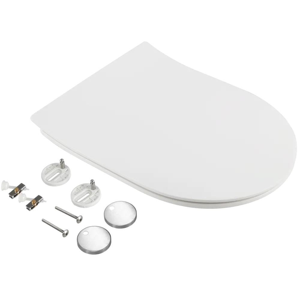 Сиденье для унитаза Sensea Slim Neo B6136 с микролифтом, овальное, цвет белый 82264230 STLM-2082715 - Вид №8
