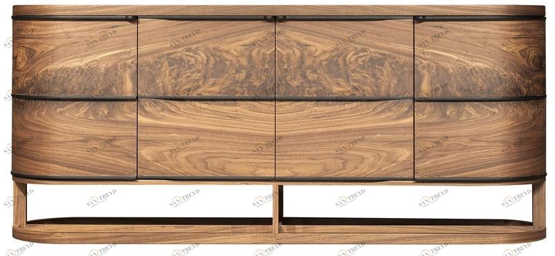 Mobi Комод из фанерованной древесины с распашными дверцами Aria sun-id-1459586