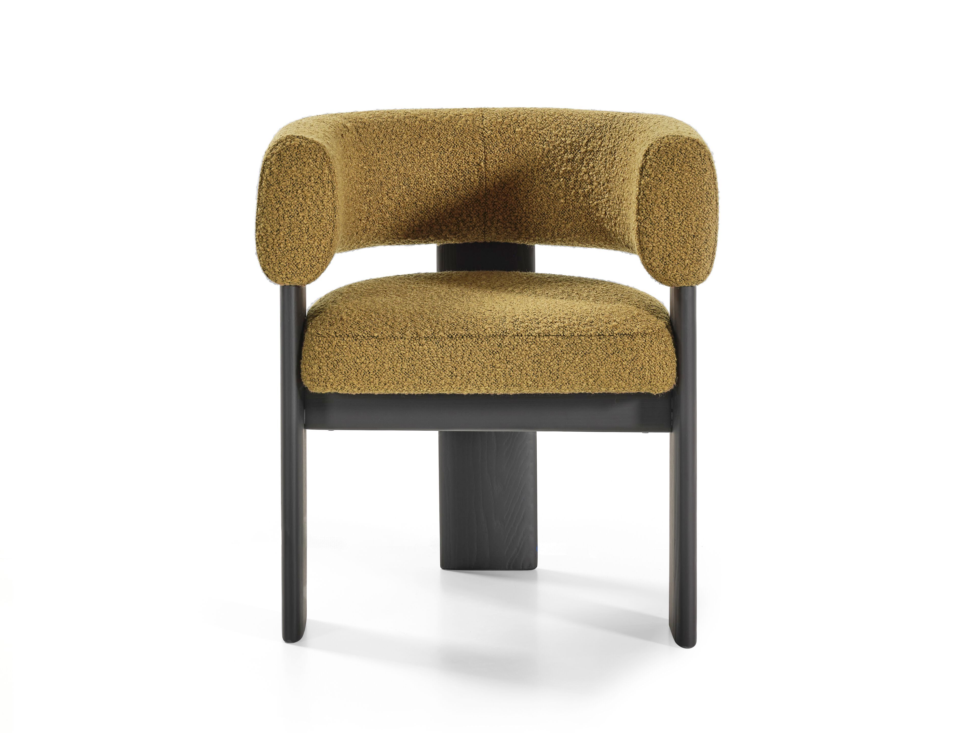 Тканевый стул с деревянной рамой и подлокотниками Naturedesign Главная ARCH-00058236