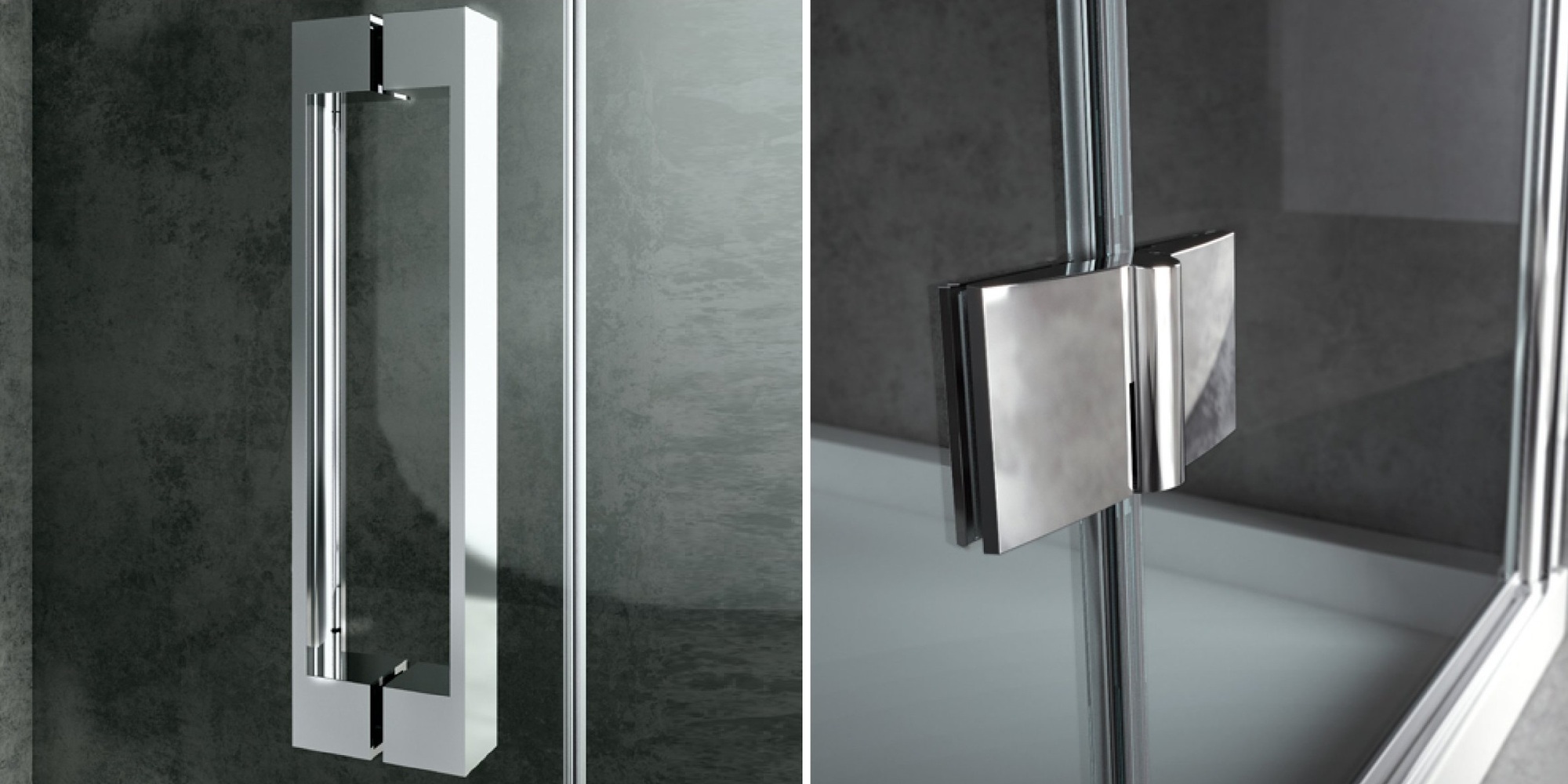 Душевой уголок Ray RA 100 см Karolitalia BLUBLEURAYRA100 - Вид №1