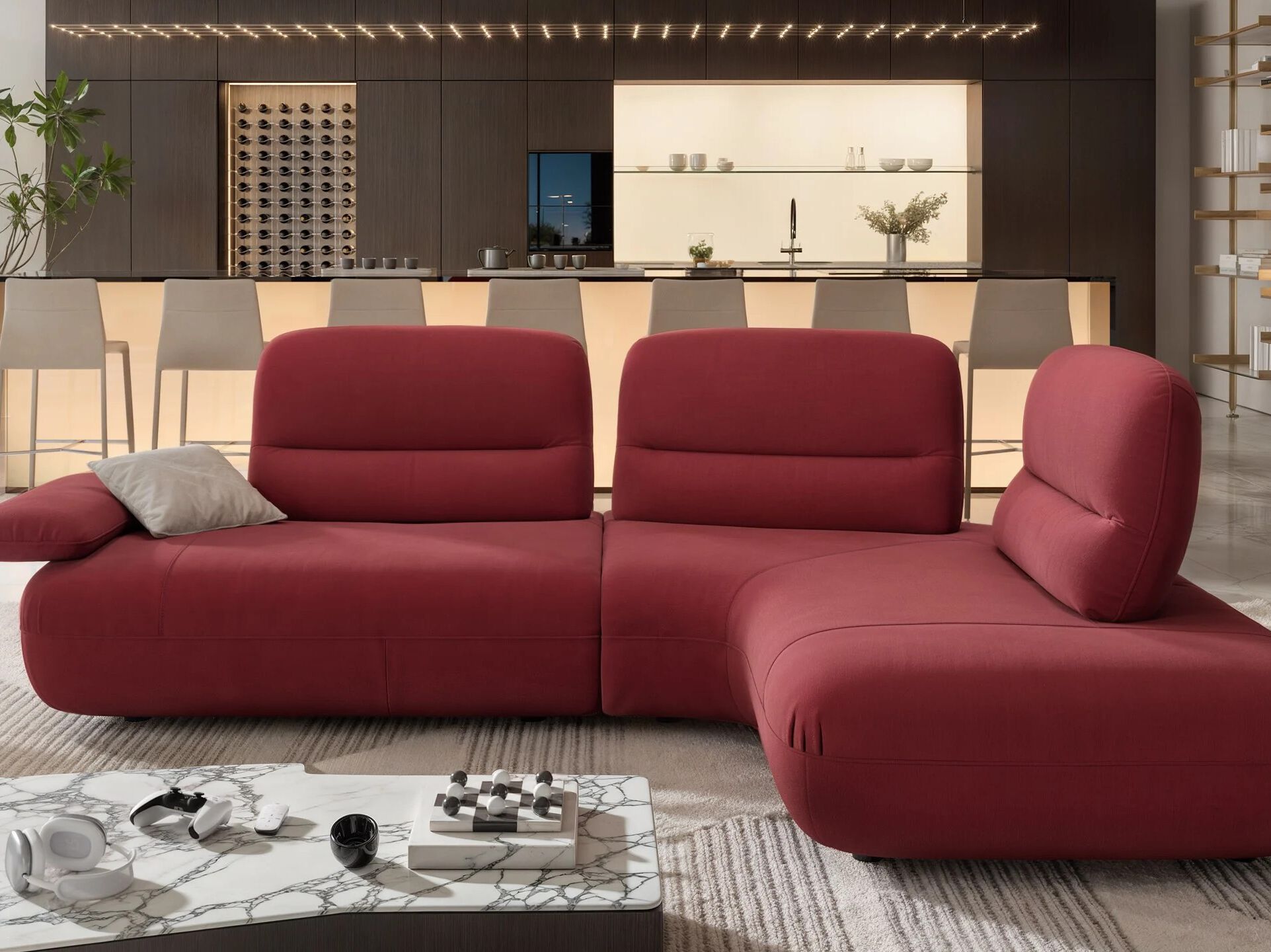 Угловой диван из ткани Sofanella Дубай ARCH-00060787 - Вид №2