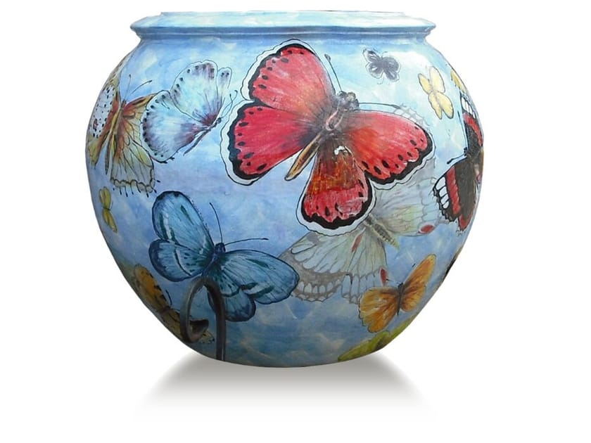 Терракотовый горшок Grandi Maioliche Ficola шаровые орки ARCH-00142336