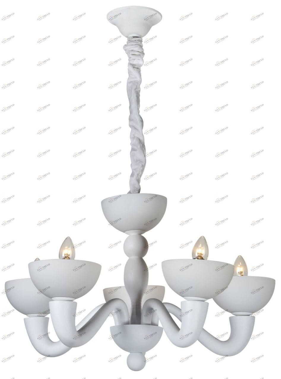 Подвесная люстра Divinare Bianca 7091/01 LM-5 DIVINARE ДИЗАЙНЕРСКИЕ, BIANCA 074548 Белый 