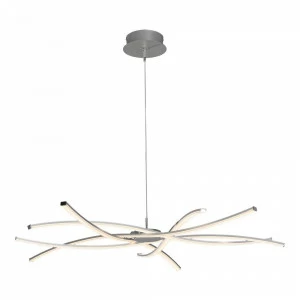 Подвесная светодиодная люстра Mantra Aire Led 5910 MANTRA ДИЗАЙНЕРСКИЕ, AIRE LED 088314 Серебро