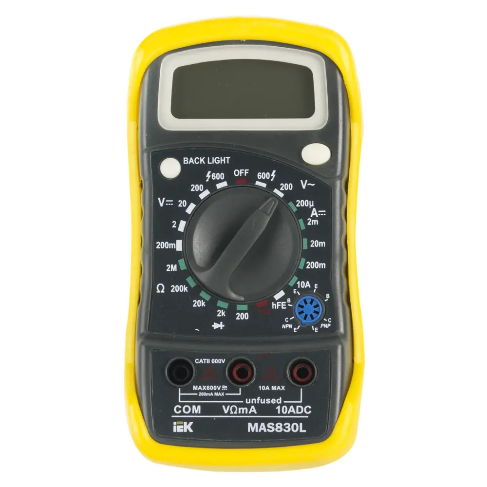 Мультиметр цифровой IEK Master MAS830L STLM-2107063
