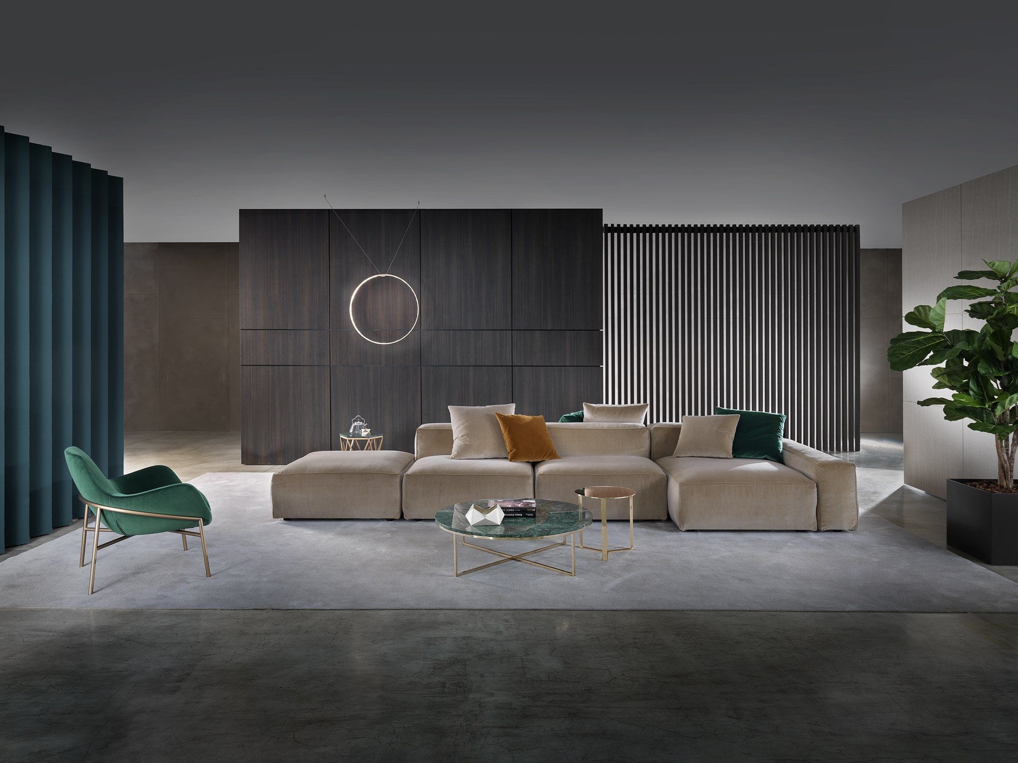 Угловой диван из ткани Marelli GARY ARCH-00126881 - Вид №1