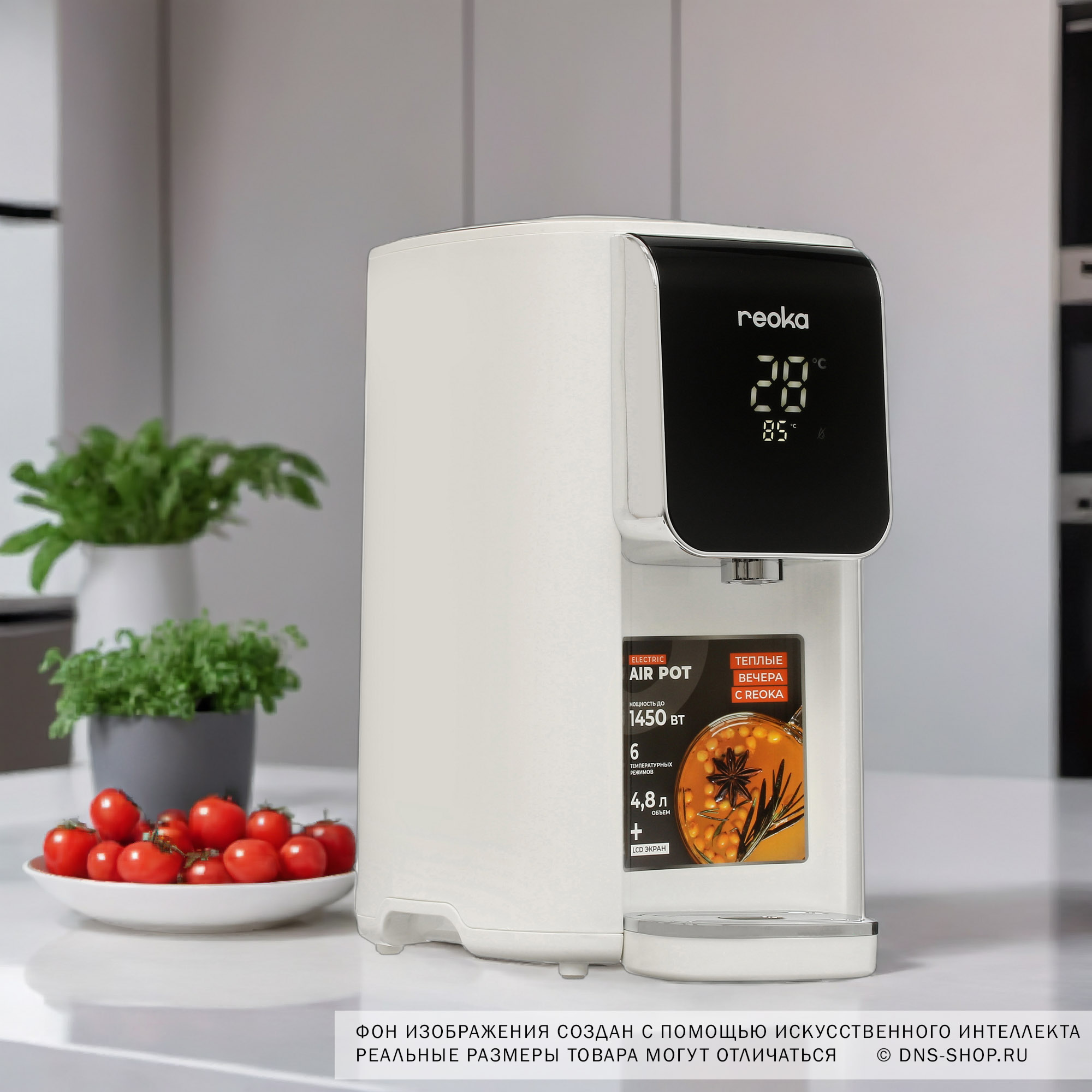 9969204 Термопот Reoka RKTP-1548 белый STDN-0135380 - Вид №10
