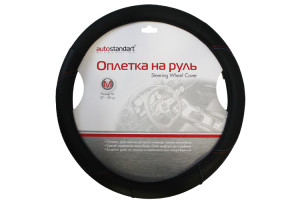 16794583 Оплетка на руль Casual Black размер М 101459 AUTOSTANDART