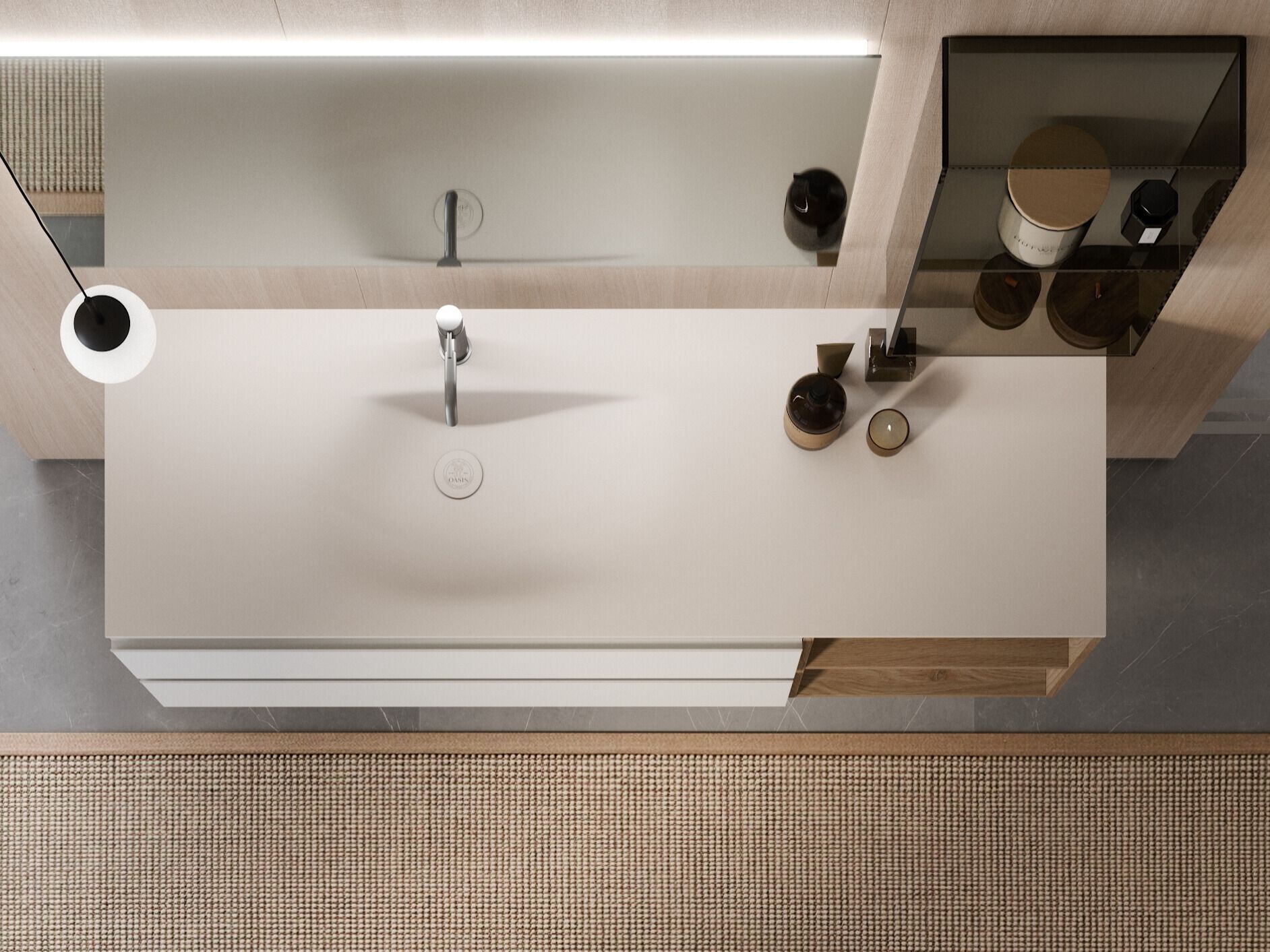 Полная мебель для ванной комнаты OASIS Forever ARCH-00078245 - Вид №1