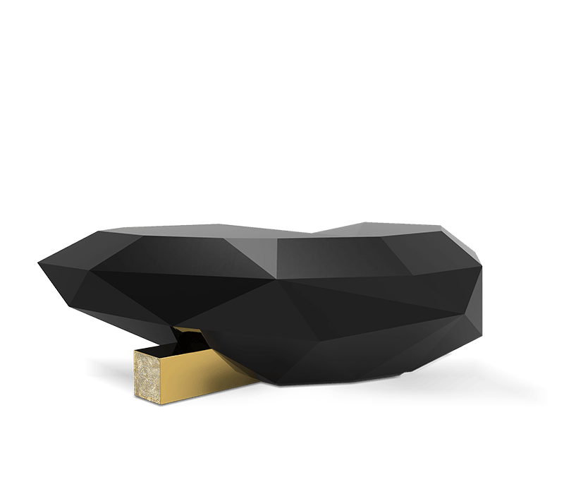 0-259 Алмазно-черный центральный стол Boca Do Lobo 