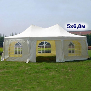 AFM-1054HF Beige (5х6.8) Шатер-павильон (уп. 2 кор.) Afina