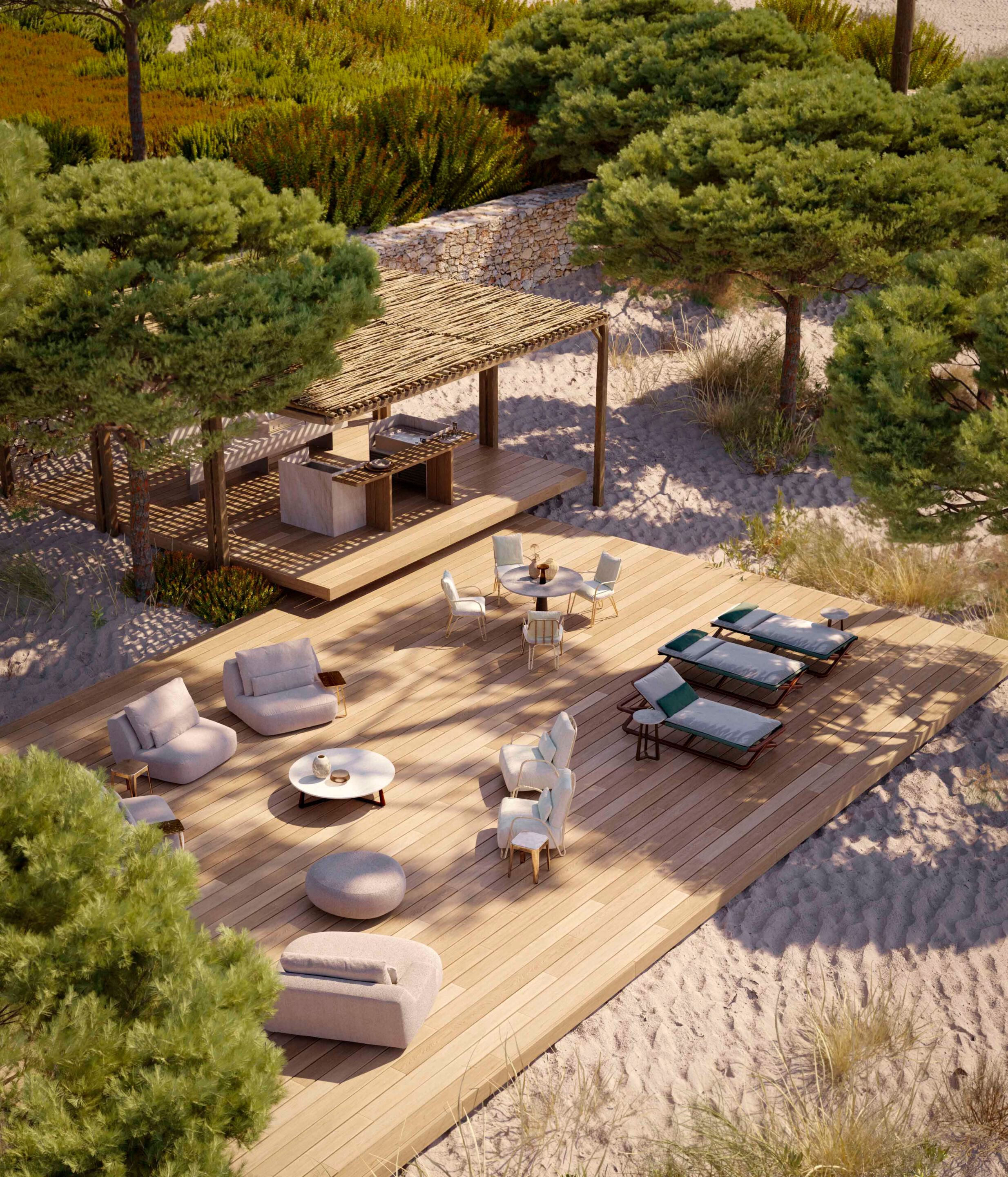 Тканевое садовое кресло Exteta Moonlight ARCH-00093165 - Вид №16