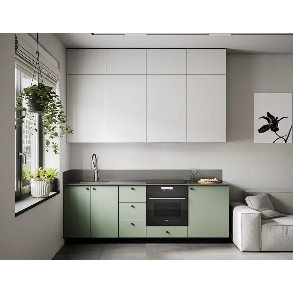 Фасад кухонный DELINIA ID София белый матовый 79.7x25.3 см 82010114 STLM-0017210 - Вид №4