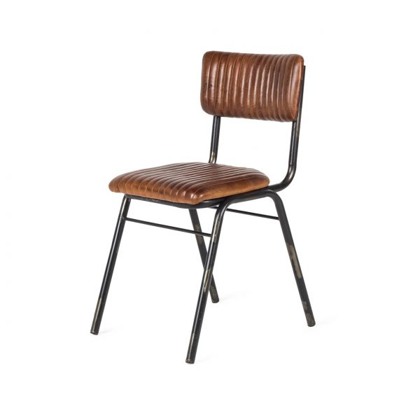 080205 Стул с кожаным сиденьем Francisco Segarra Romina Santreyd - Вид №4