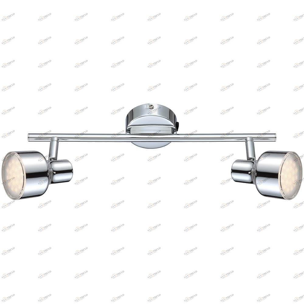 Спот потолочный светодиодный хром Rois 56213-2 GLOBO ROIS 00-3926178 Хром Ceramica Globo 