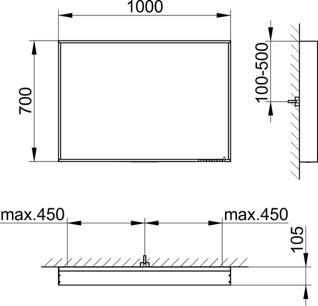 33097ZZ2500 Зеркало с подсветкой KEUCO Plan - Вид №11