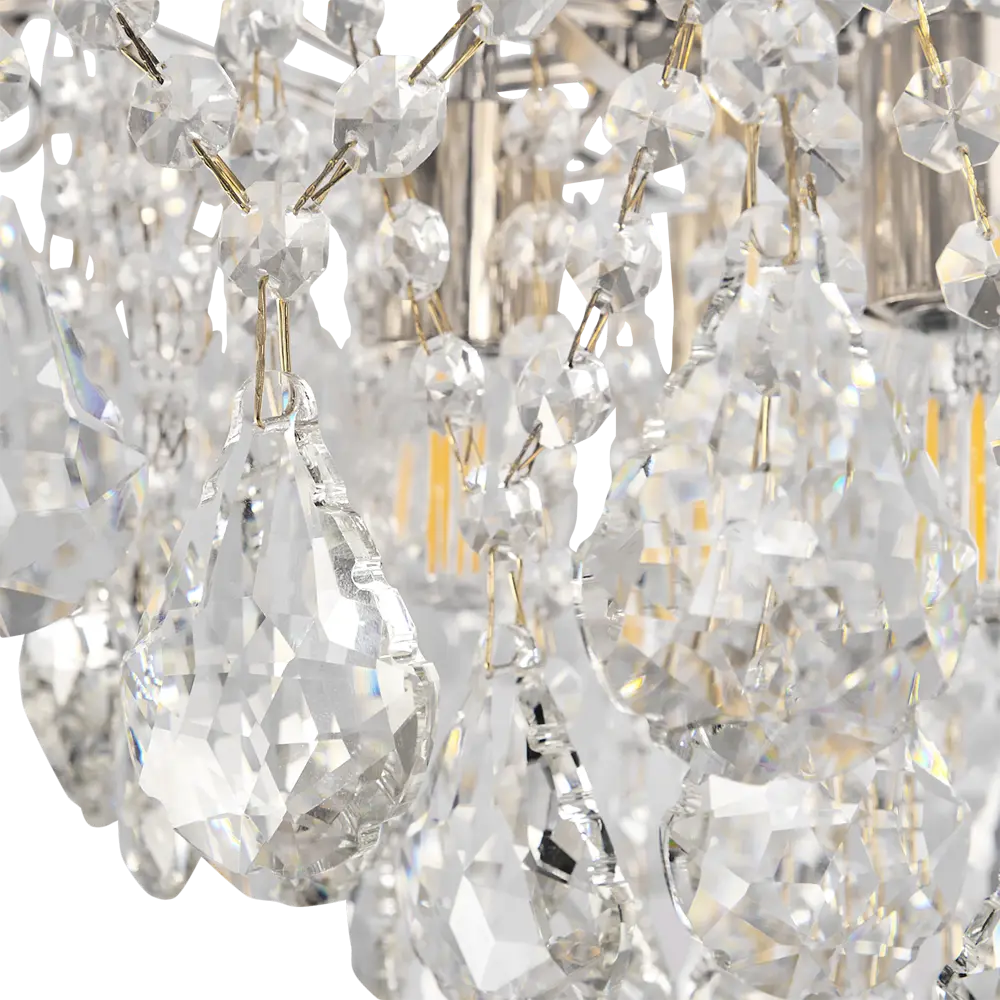 Люстра потолочная хрустальная Escada 1128/6, 6 ламп, 22 м², цвет золотистый STLM-2138704 - Вид №4