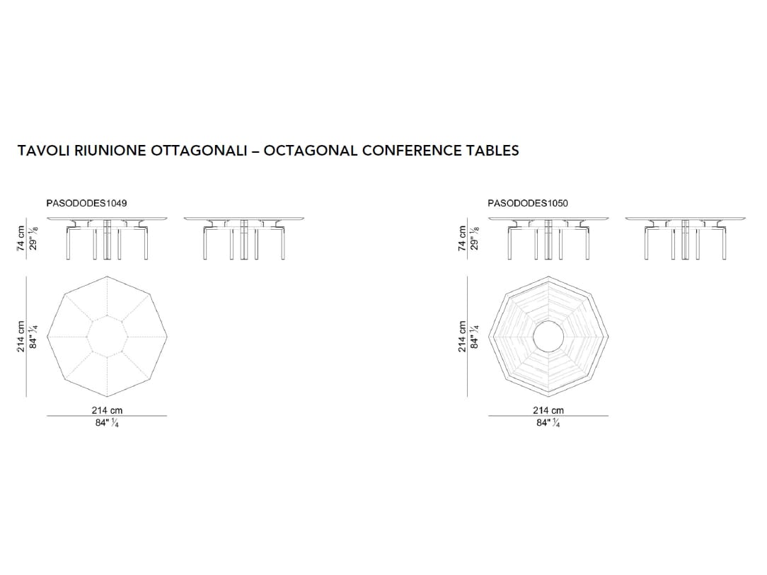 Круглый стол для совещаний с кожаной обивкой i 4 Mariani ARCH-00049928 - Вид №2