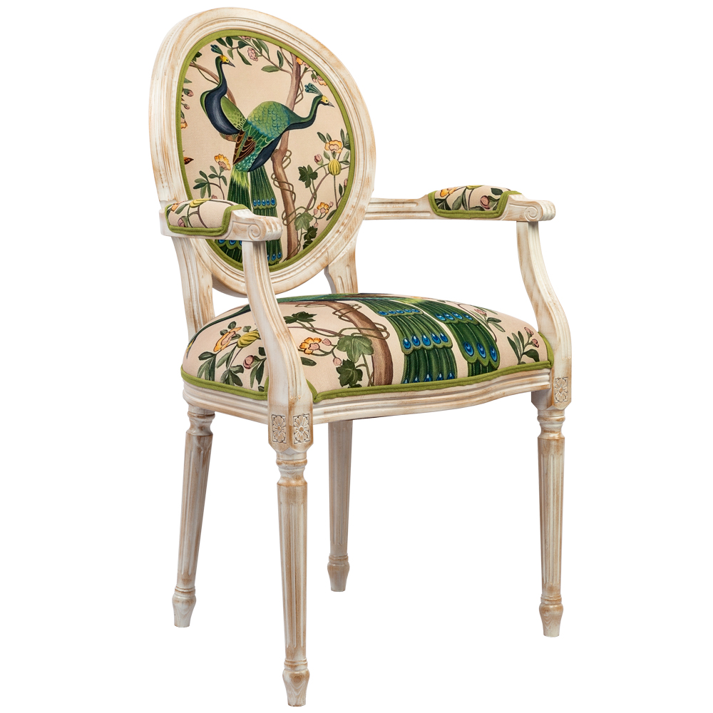 21060750 Полукресло «Индокитайский зелёный павлин» Object Desire  - Вид №1