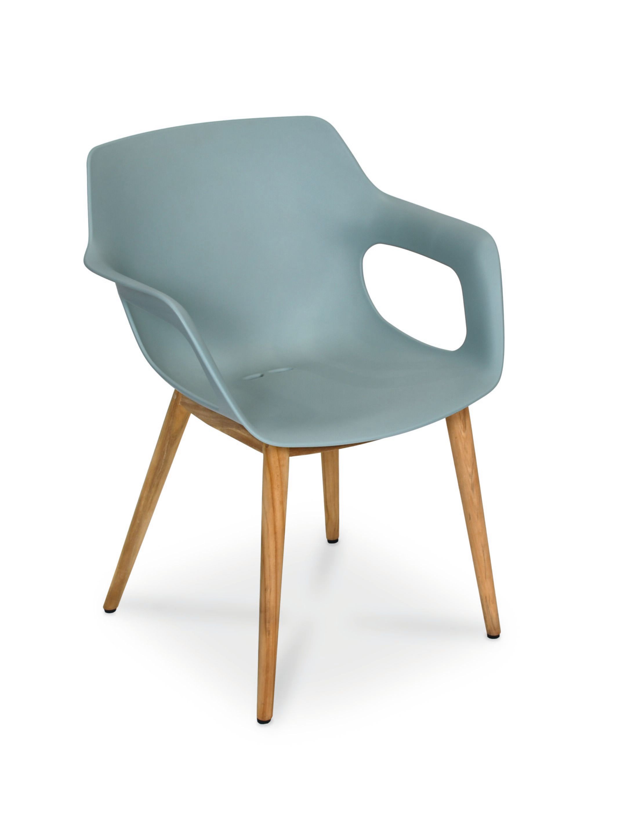 Рециркулированный пластиковый штабелируемый стул с подлокотниками FISCHER MÖBEL Tempus ARCH-00055566 - Вид №3