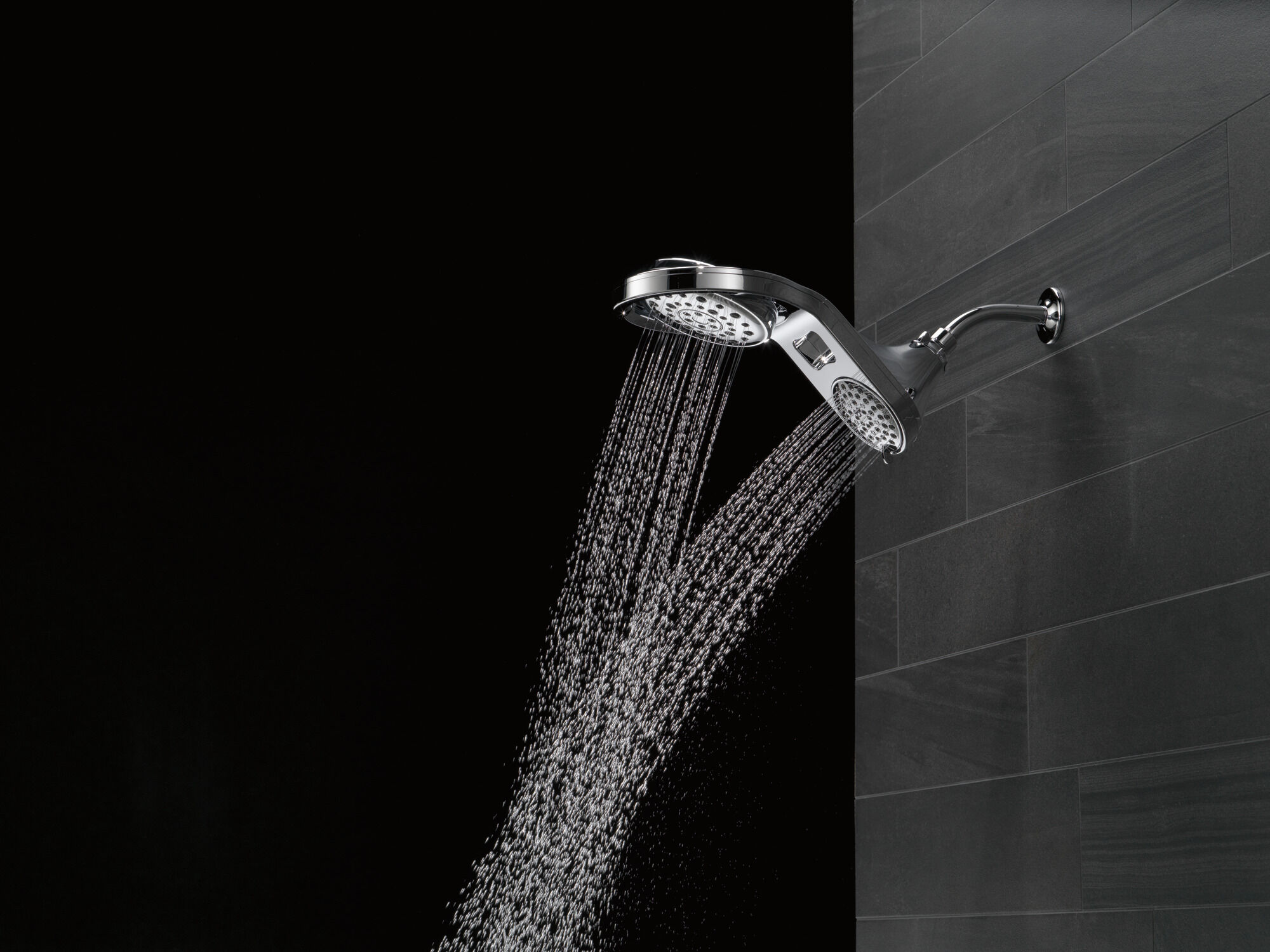 58580-25-PK HydroRain® 5-настройка душевая лейка два в одном Delta Faucet Universal Showering Хром  - Вид №33