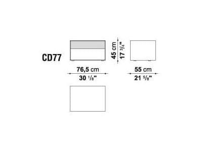 Прямоугольная тумбочка с ящиками B&B Italia гайка ARCH-00020726 - Вид №2