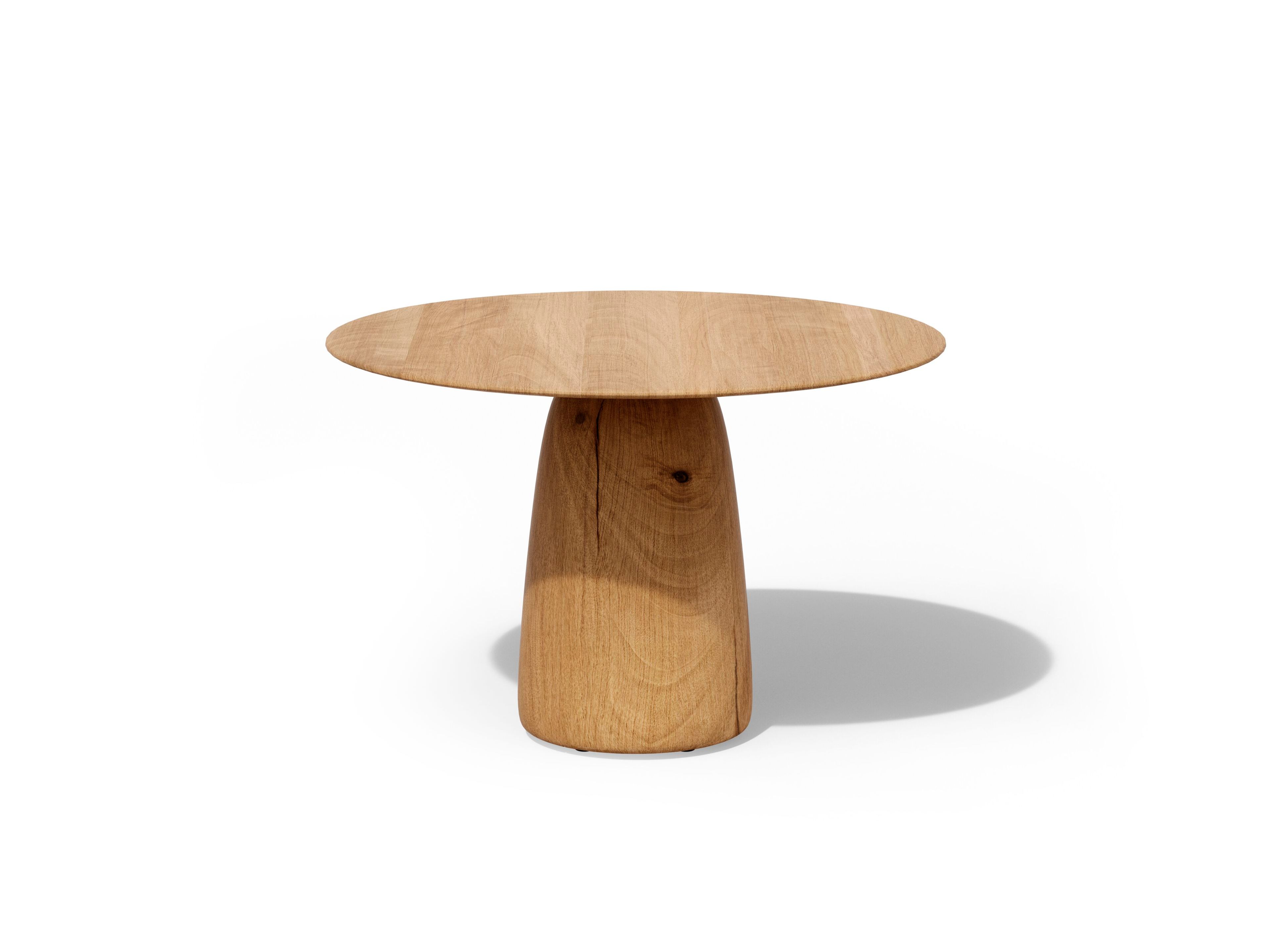 Круглый низкий стол из тикового дерева TRIBÙ дюны ARCH-00061689 - Вид №1