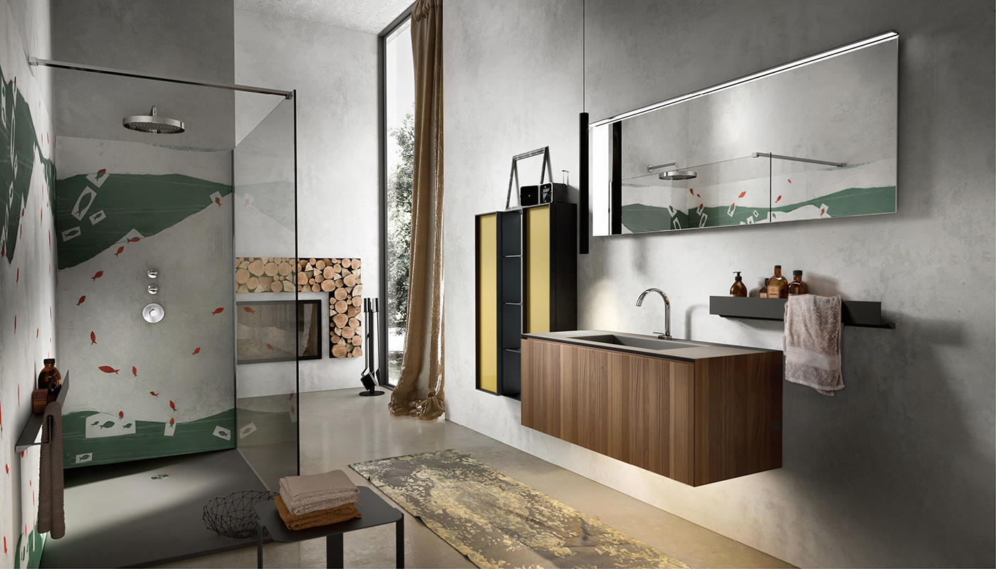 ED-ST29 Edone Встраиваемая раковина Venere ВСТРОЕННЫЙ БАК Интегрированная верхняя часть ванны Venere с отделкой Laminam  - Вид №2