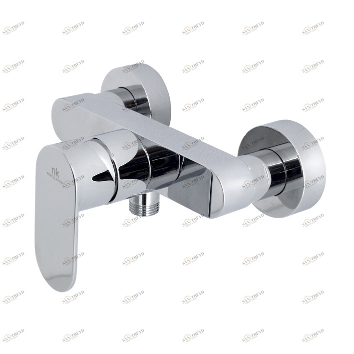 Смеситель для душа настенного монтажа 1/2 ”. Керамический картридж Ø35 мм. Межосевое расстояние 150 +/- 15 мм.  Hotels NOKEN 100107942  CHROME