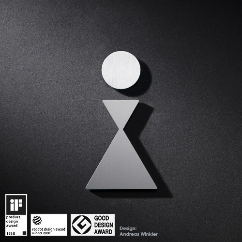 P0401 Пиктограмма женского туалета PHOS 