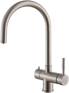 Смеситель ZorG Inox SZR-7020 для кухонной мойки, сталь