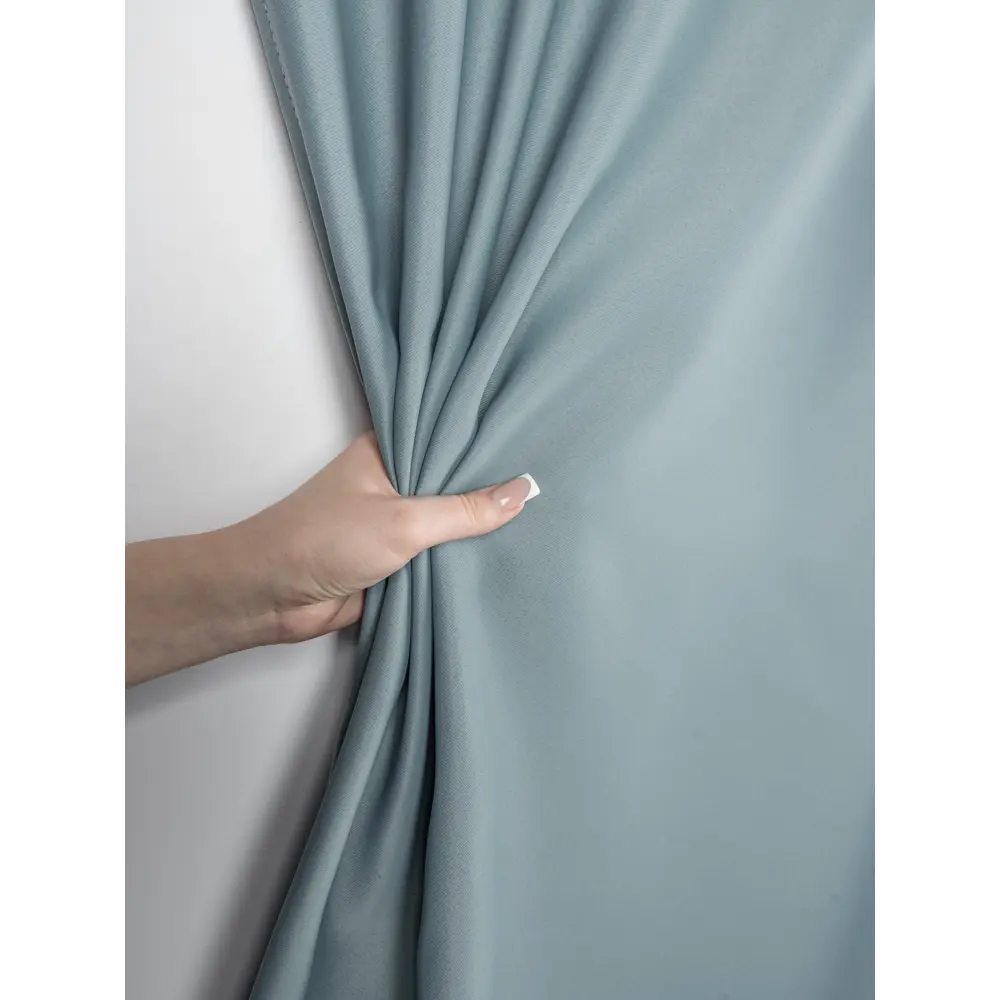 Штора на ленте блэкаут 140x270 см цвет серо-лазурный СТОЛИЦА ТЕКСТИЛЯ STLM-2078642