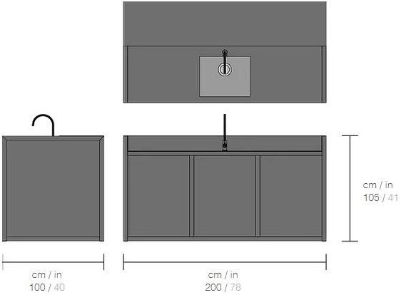 Sachi Барная стойка из алюминия In/out kitchen sun-id-1415600 - Вид №9