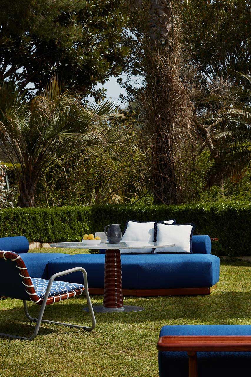 Круглый стол из мрамора и красного дерева Exteta Sunset ARCH-00118082 - Вид №13