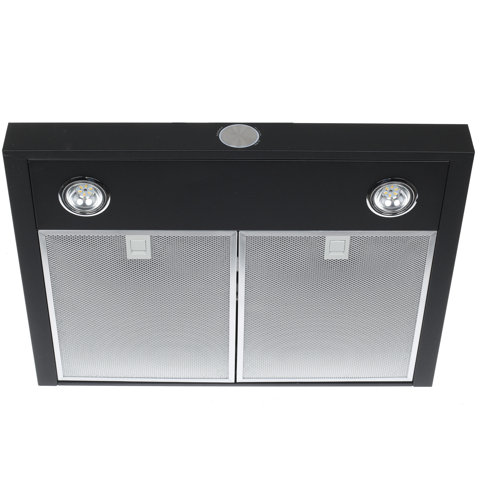 1106570 Вытяжка каминная Jetair TOUCH BL/A/60 черный/серый STDN-0016391 - Вид №1