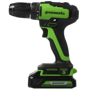 Дрель-шуруповерт GreenWorks GD24DD35K2 24V 5346968