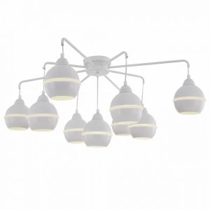 Светильник потолочный на 9 ламп белый Tommasa FR5004CL-09W FREYA MODERN 00-3957025 Белый