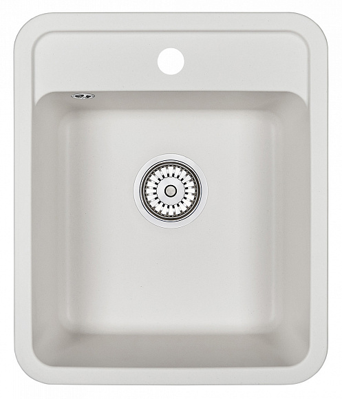 4202, БЕЛЫЙ, кухонная мойка, СтандАРТ кварц GRANULA Standart 4202-ST28 - Вид №1