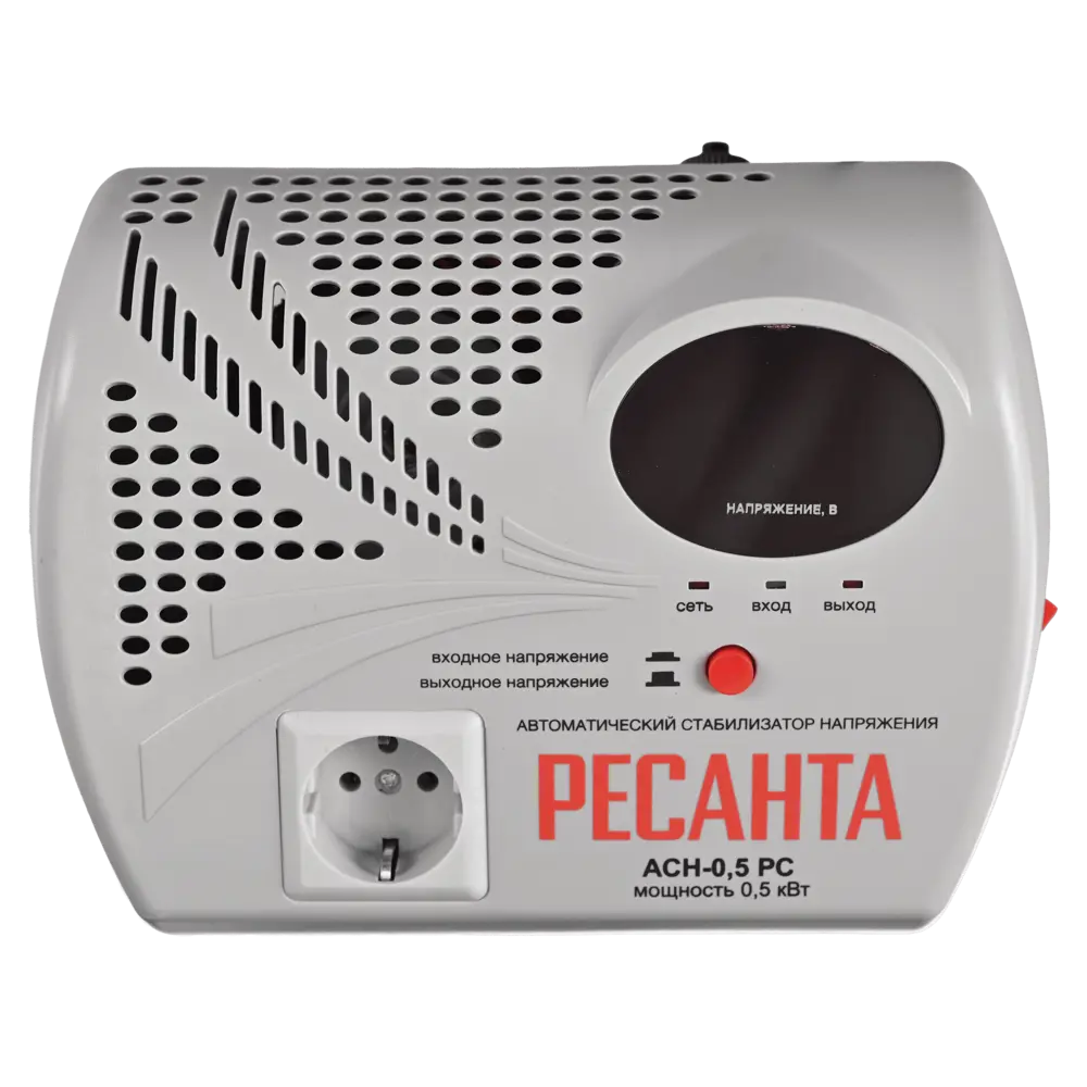 Стабилизатор напряжения Ресанта АСН-0.5 РС 0.5 кВт STLM-2211913