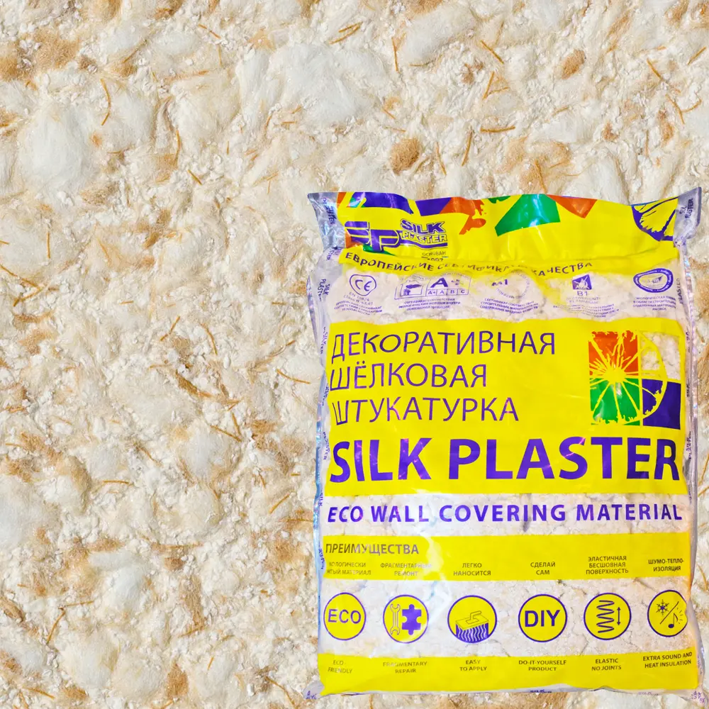 Жидкие обои Silk Plaster Эйр Лайн 608 1.2 кг цвет бежевый 82453445 STLM-2057969 