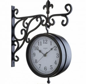 Часы настенные черные Aviere 27517 AVIERE  00-3950363 Черный