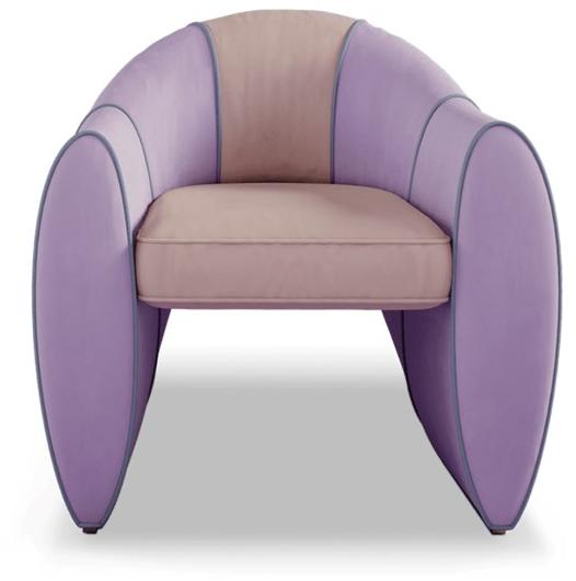 Malabar Мягкое бархатное кресло с подлокотниками sun-id-1352389 - Вид №1