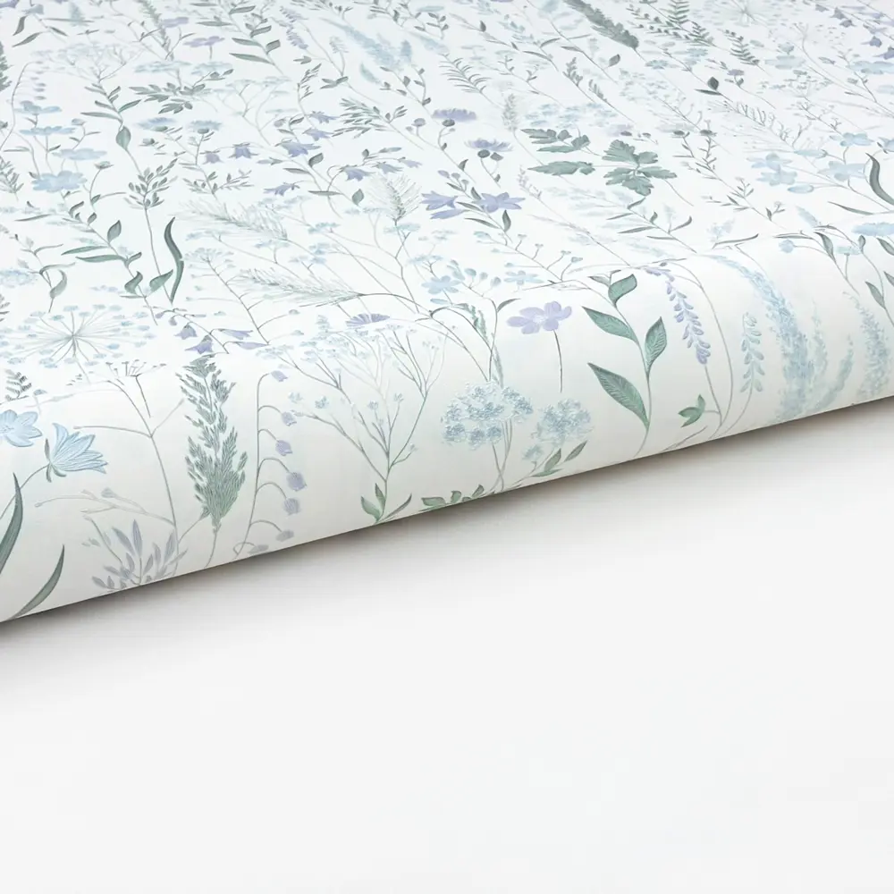 Обои флизелиновые Erismann Yesenia белые с растительным рисунком 89440853 STLM-1580342 - Вид №3