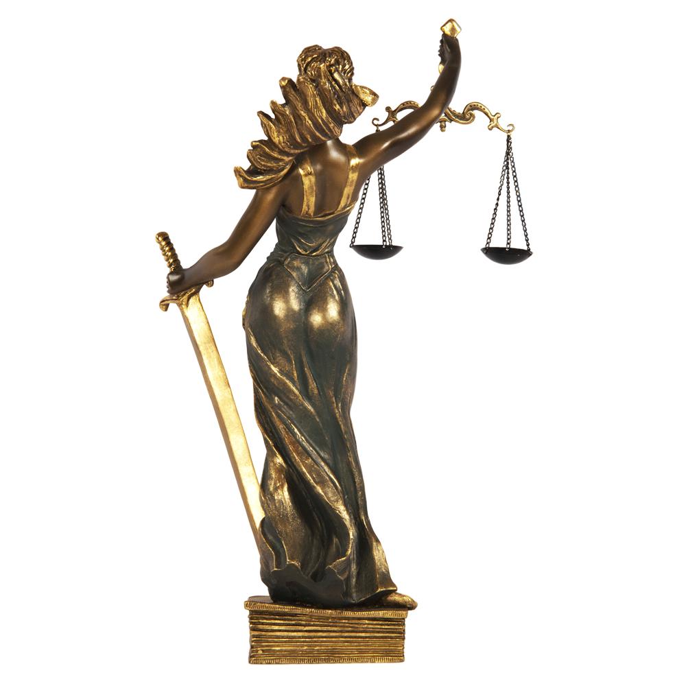 22416 Статуэтка Фемида 3 Бронза BOGACHO 4627138239520 - Вид №3