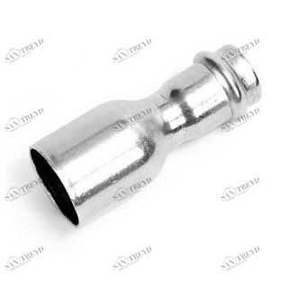 Муфта-вставка пресс 28 х 22 нержавеющая сталь IBP PS52430282200