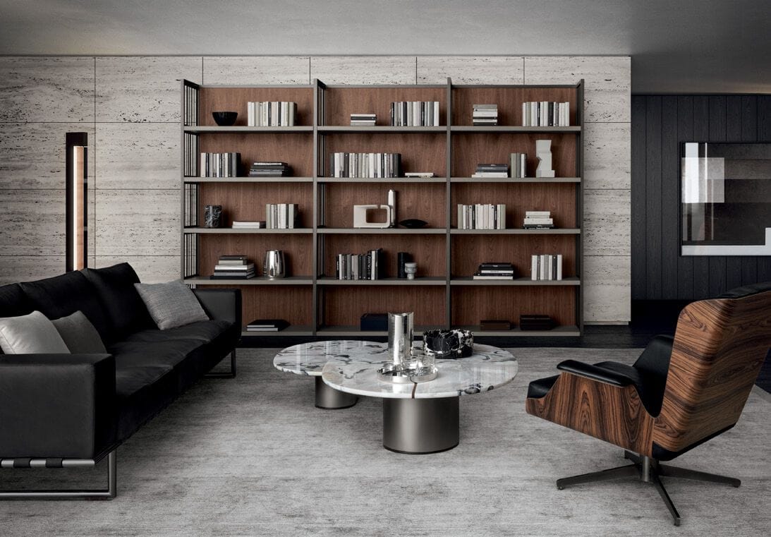 Деревянный отдельно стоящий книжный шкаф i 4 Mariani GRID ARCH-00037233 - Вид №2