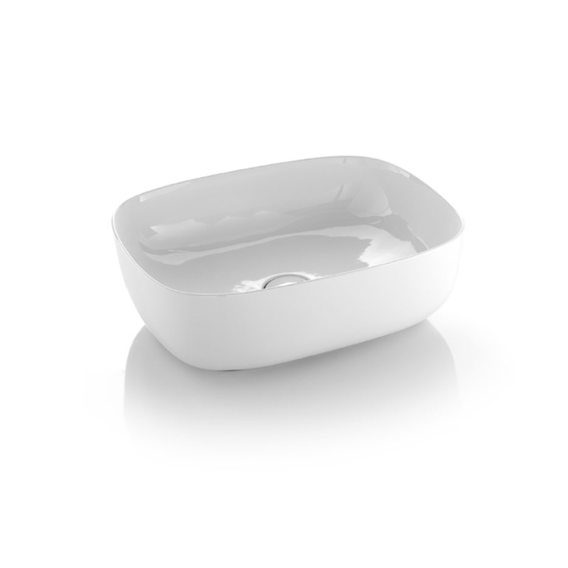 L683T0R0V0.100 Накладная раковина прямоугольная A. e T. Italia VESS Белый глянцевый AeT ITALIA