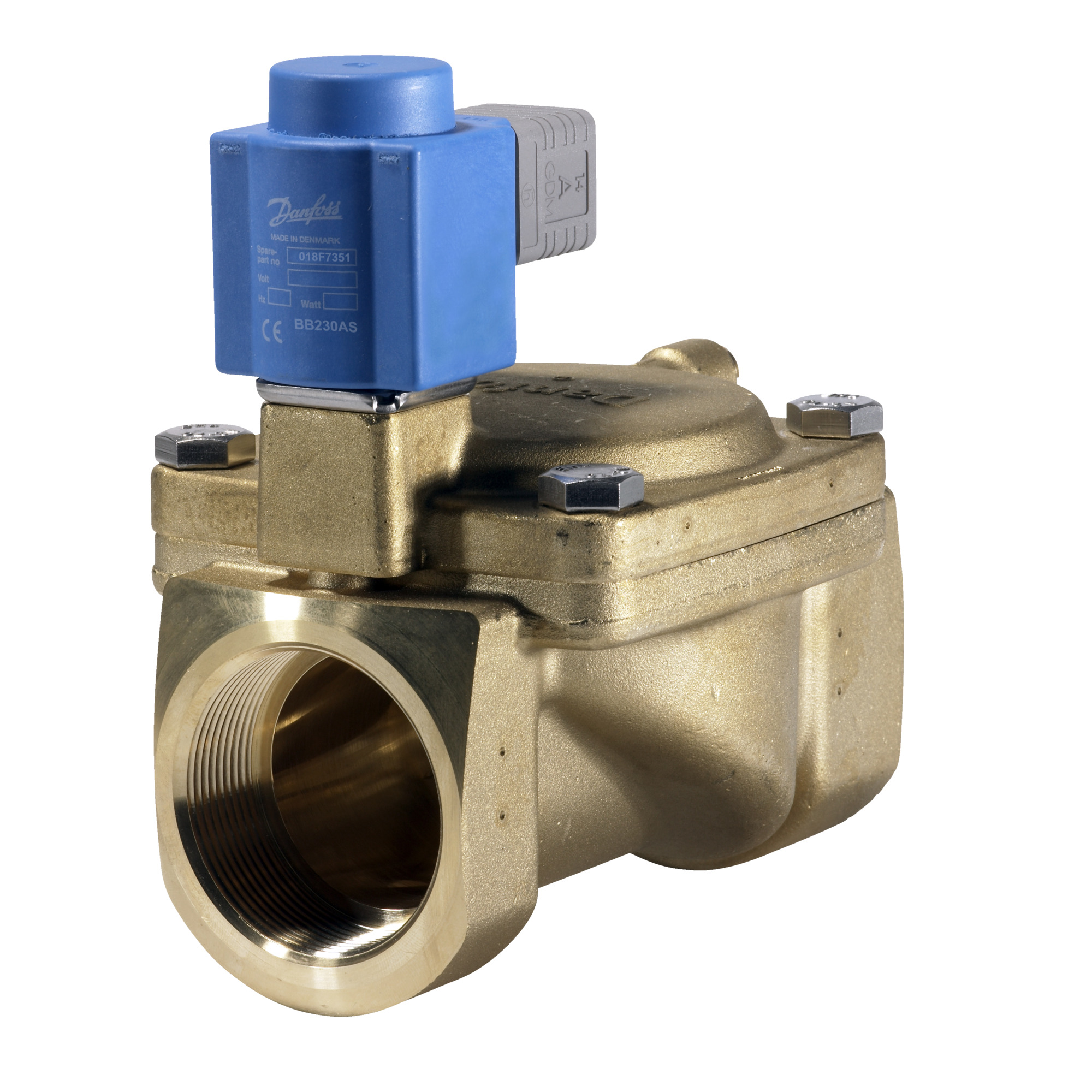 Danfoss EV220B — двухходовые электромагнитные клапаны для общей промышленности Клапан электромагнитный EV220B 032U1252  - Вид №53