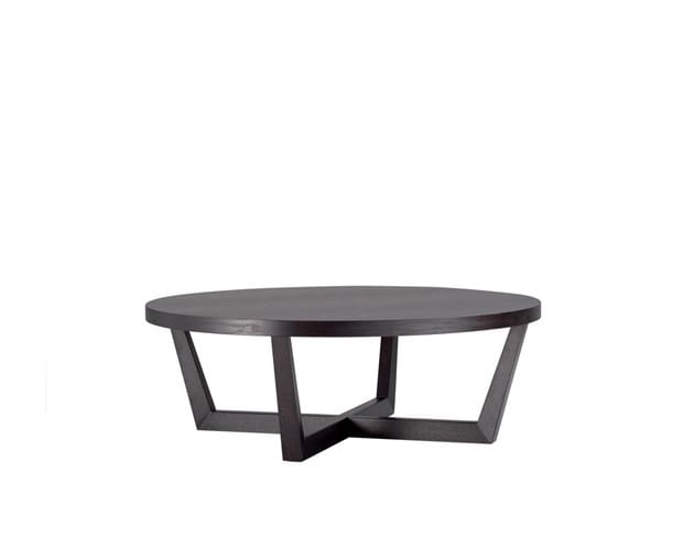 Низкий круглый журнальный столик из дуба Andreu World Uves ARCH-00115823 - Вид №4