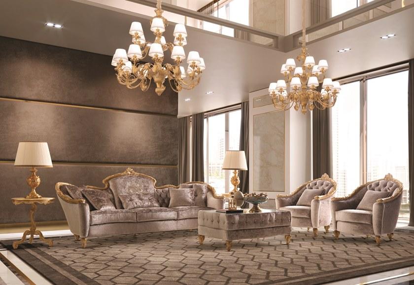 Andrea Fanfani Настольная лампа из сусального золота Opera 962 - Вид №1